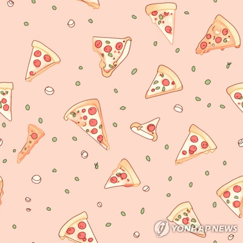 피자 패턴 이미지